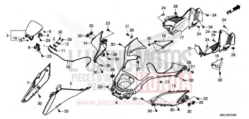 COUVERCLE GL1800DAL de 2020